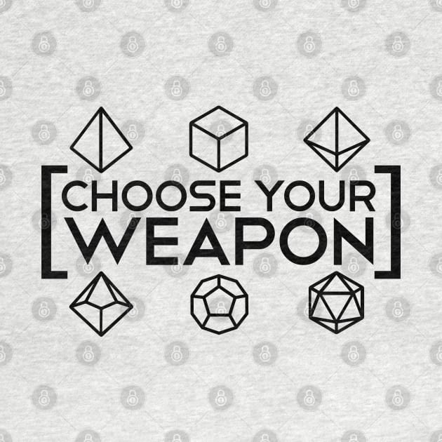DnD - Choose your Weapon by hya_bm